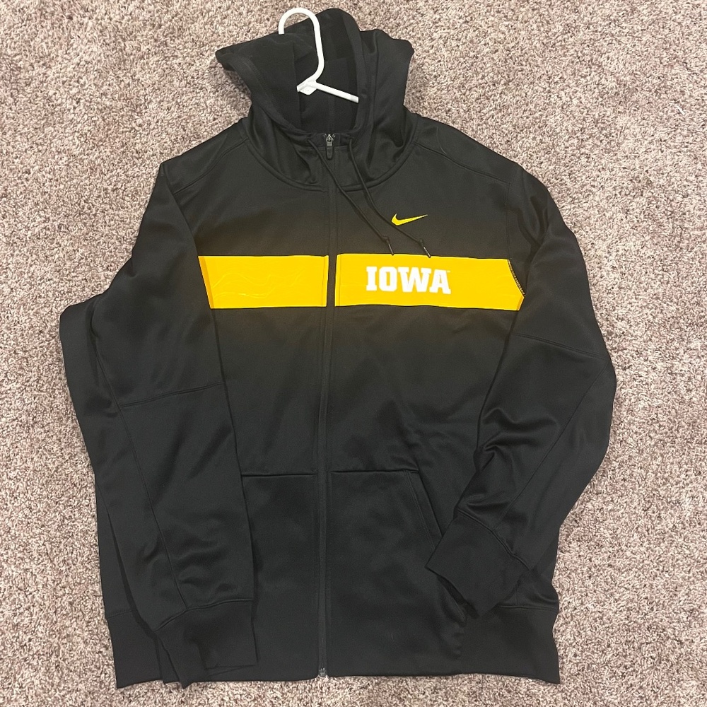 Men's Iowa Hawkeyes Nike Hooded Zip Up